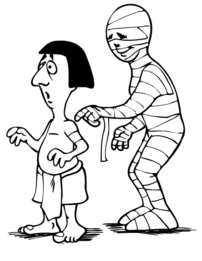 mummies from egypt Colouring Pages (page 2)