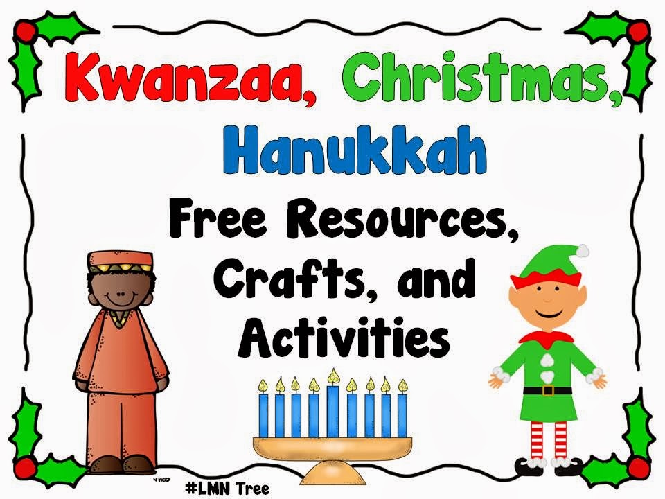 LMN Tree: Kwanzaa, Christmas, and Hanukkah: Free Resources, Crafts ...