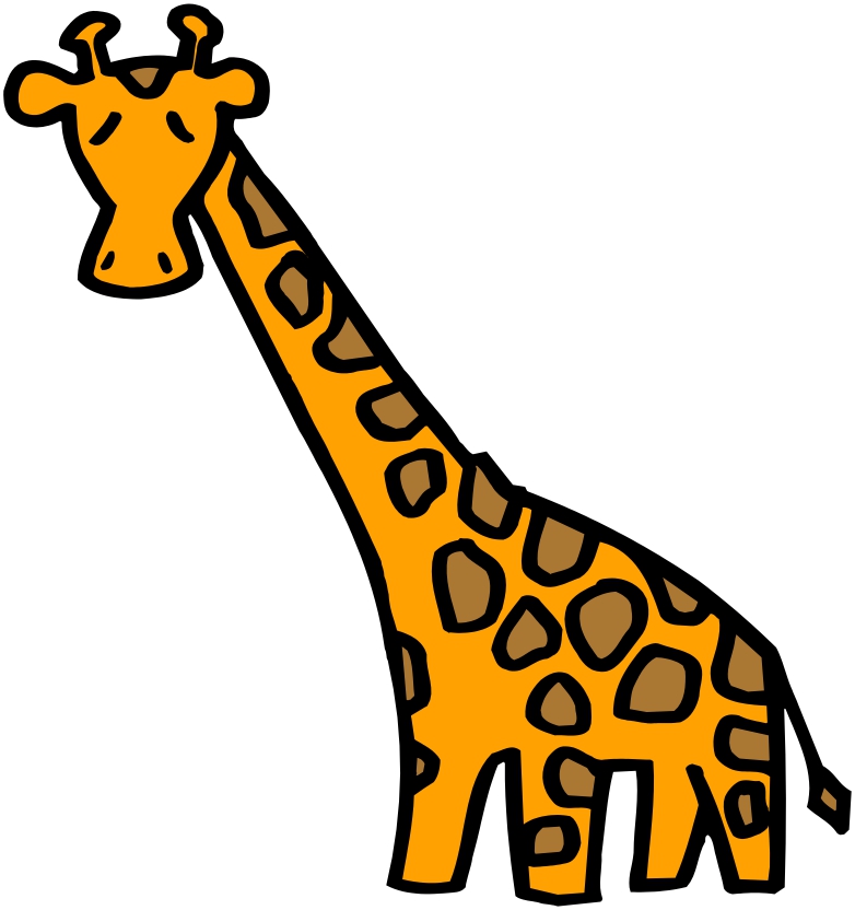 Cartoon Image Of A Giraffe - ClipArt Best