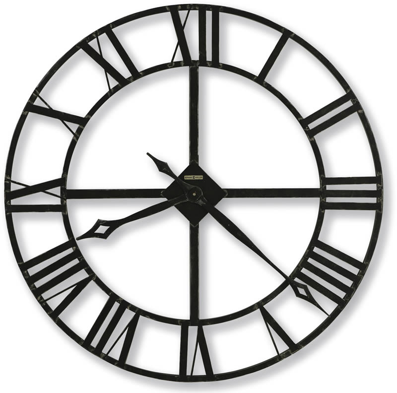 NEW Howard Miller Lacy II Wall Clock Wrought Iron 625-423