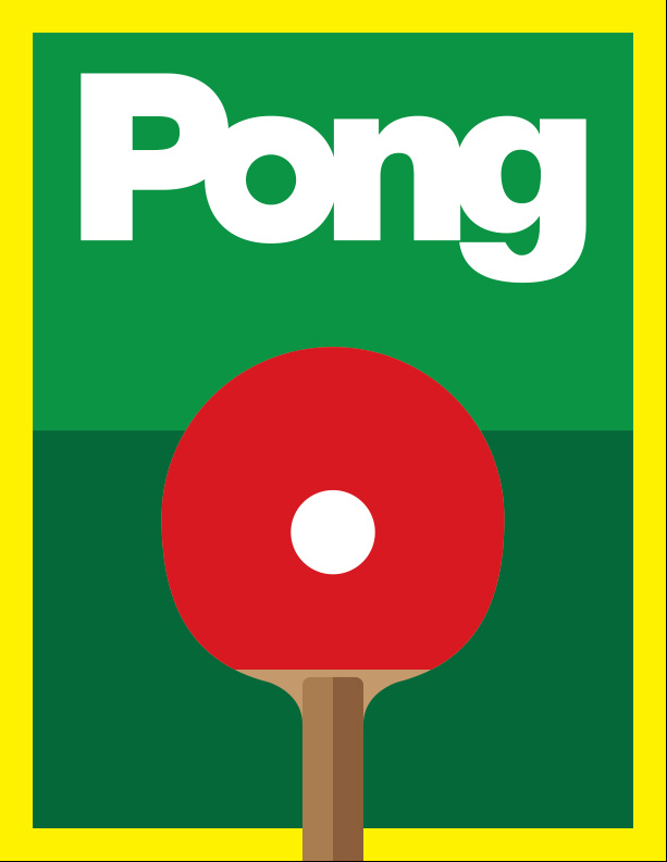 Pong Tournament Posters | Derrick Kempf
