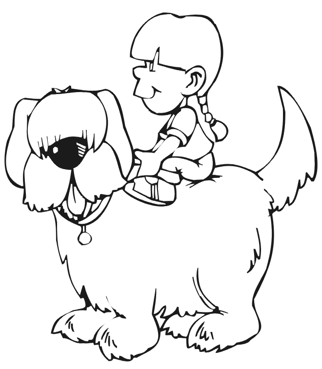 Coloring Pages For Kids Dogs | Animal Coloring Pages | Printable ...