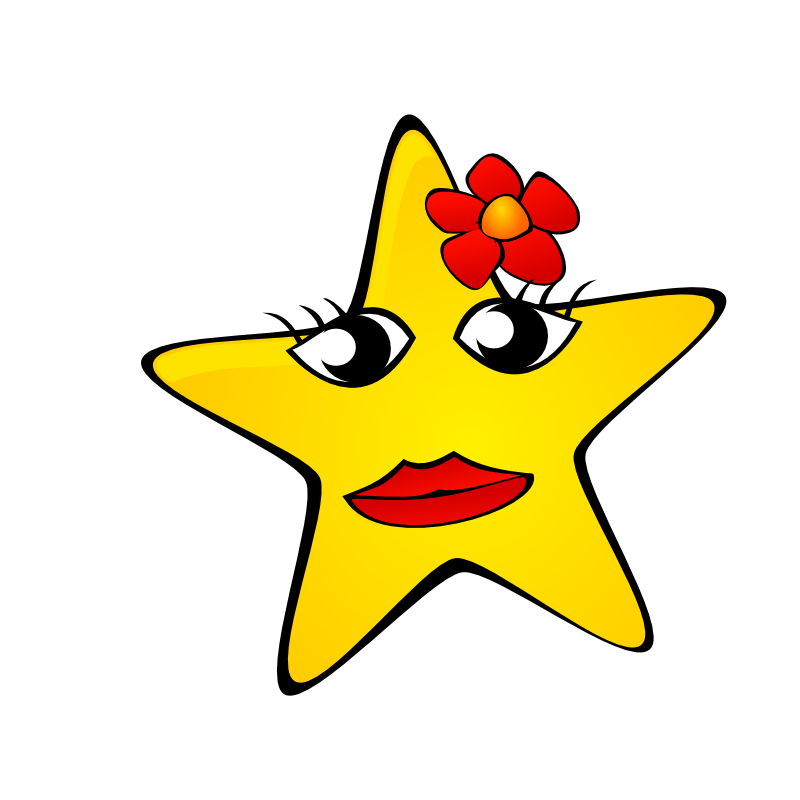 Clipart - Starry night: Star