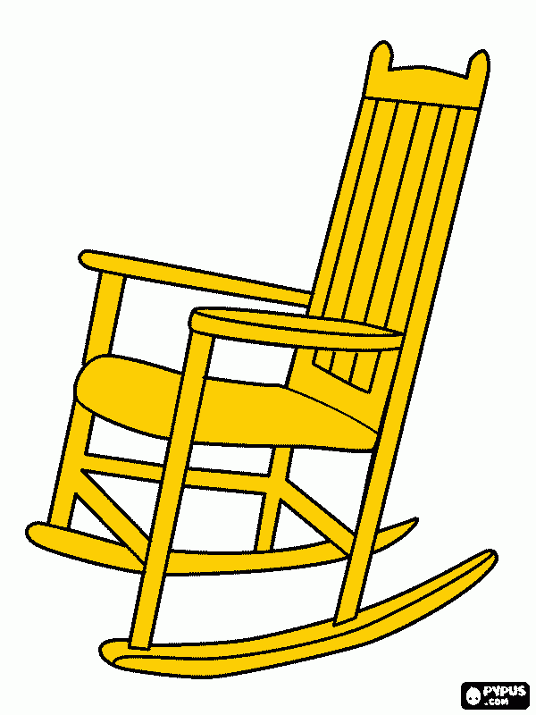rocking chair Colouring Pages (page 2)