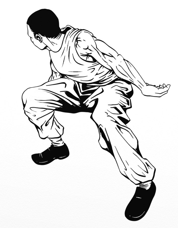 Martial artist - Inks by GJary on deviantART