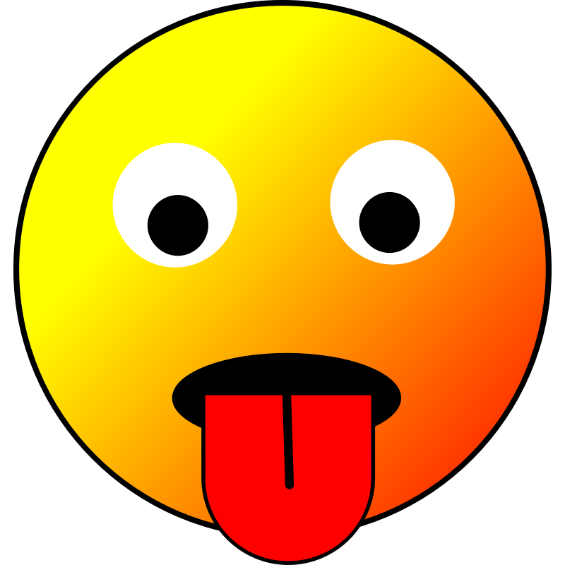 Clipart - Tongue smiley