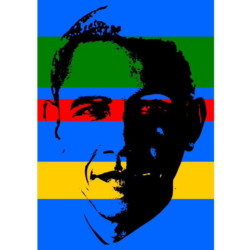 Clipart - Obama