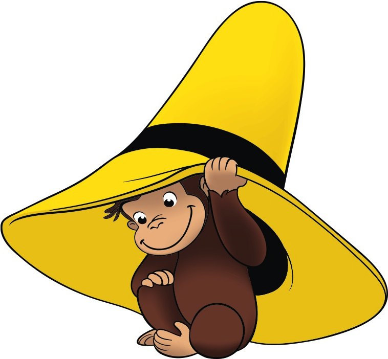 Curious George under hat - Monkeys Photo (36200991) - Fanpop