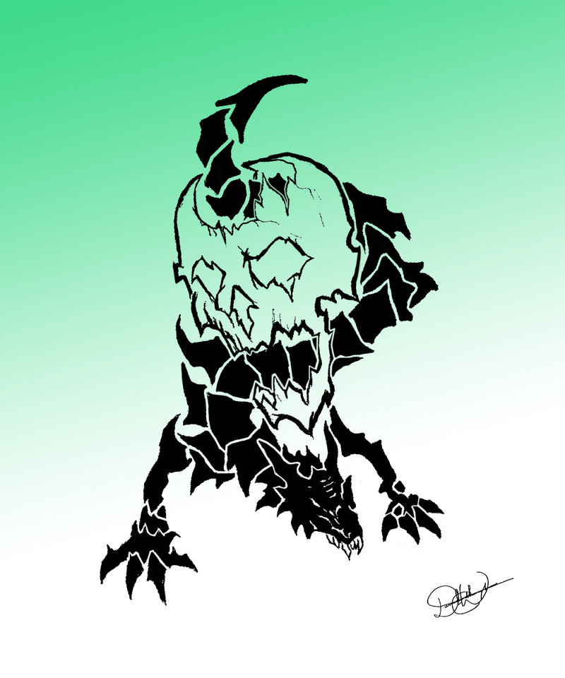 Dragon Skull Tattoo by free-energy03 on deviantART