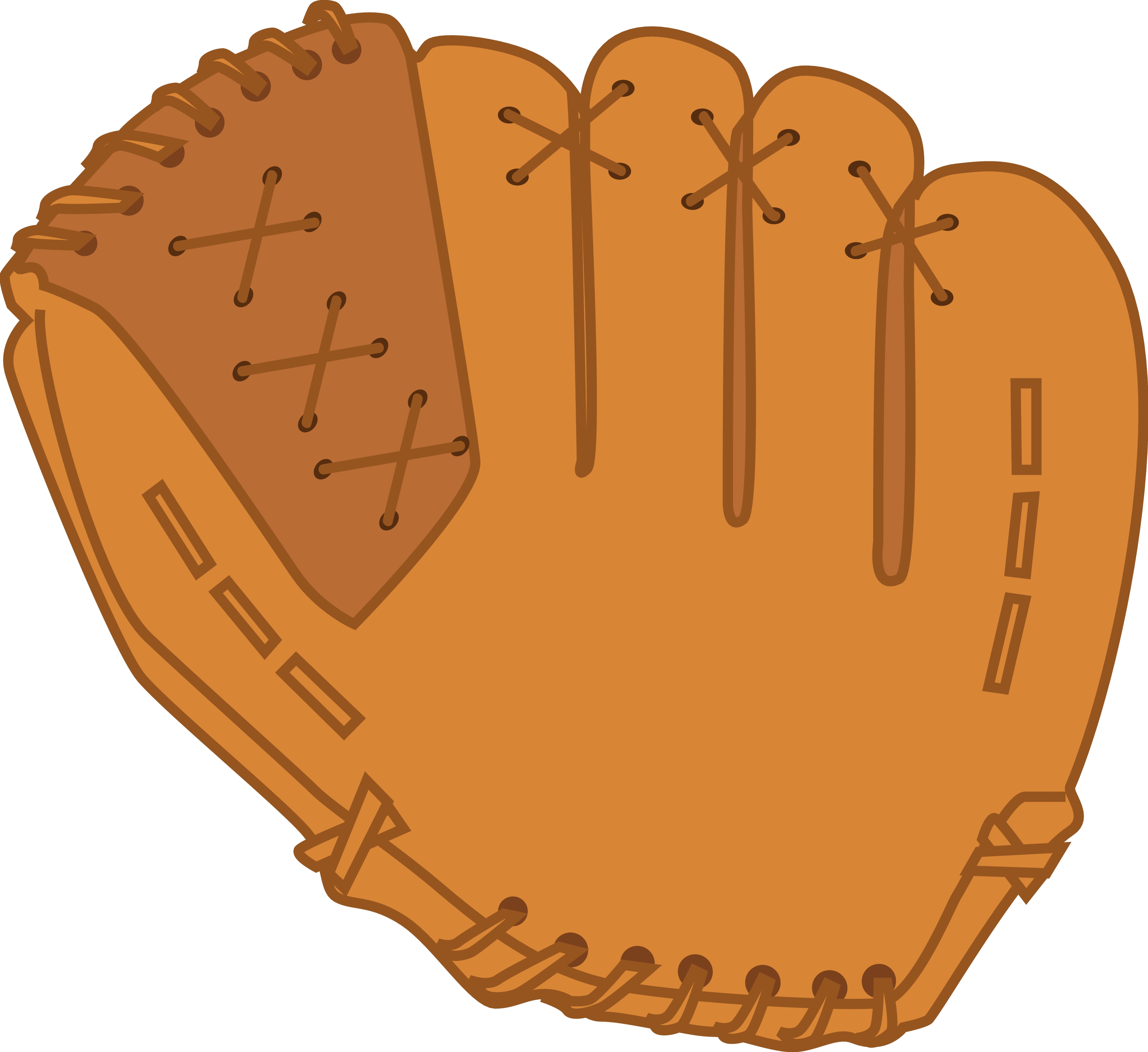 free clipart baseball glove - photo #4