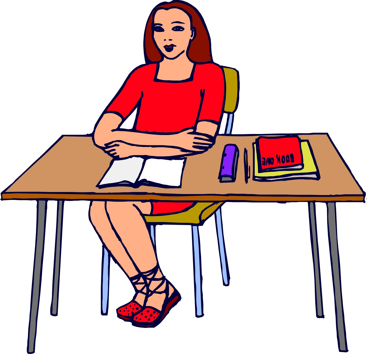Images For > Teacher And Students Clipart