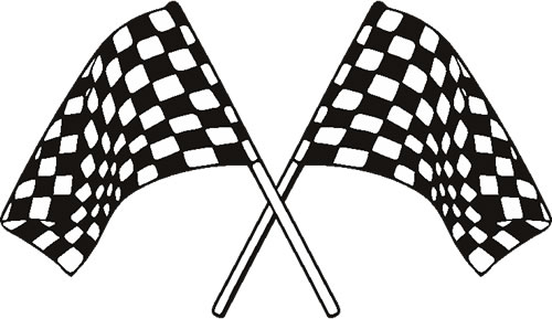 Make-A-Decal: Checkered Flag8 Racing,checkered flags,Hood,flame ...