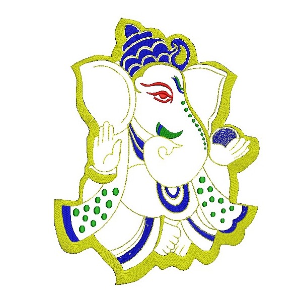 Shri Ganesh Embroidery Design 3