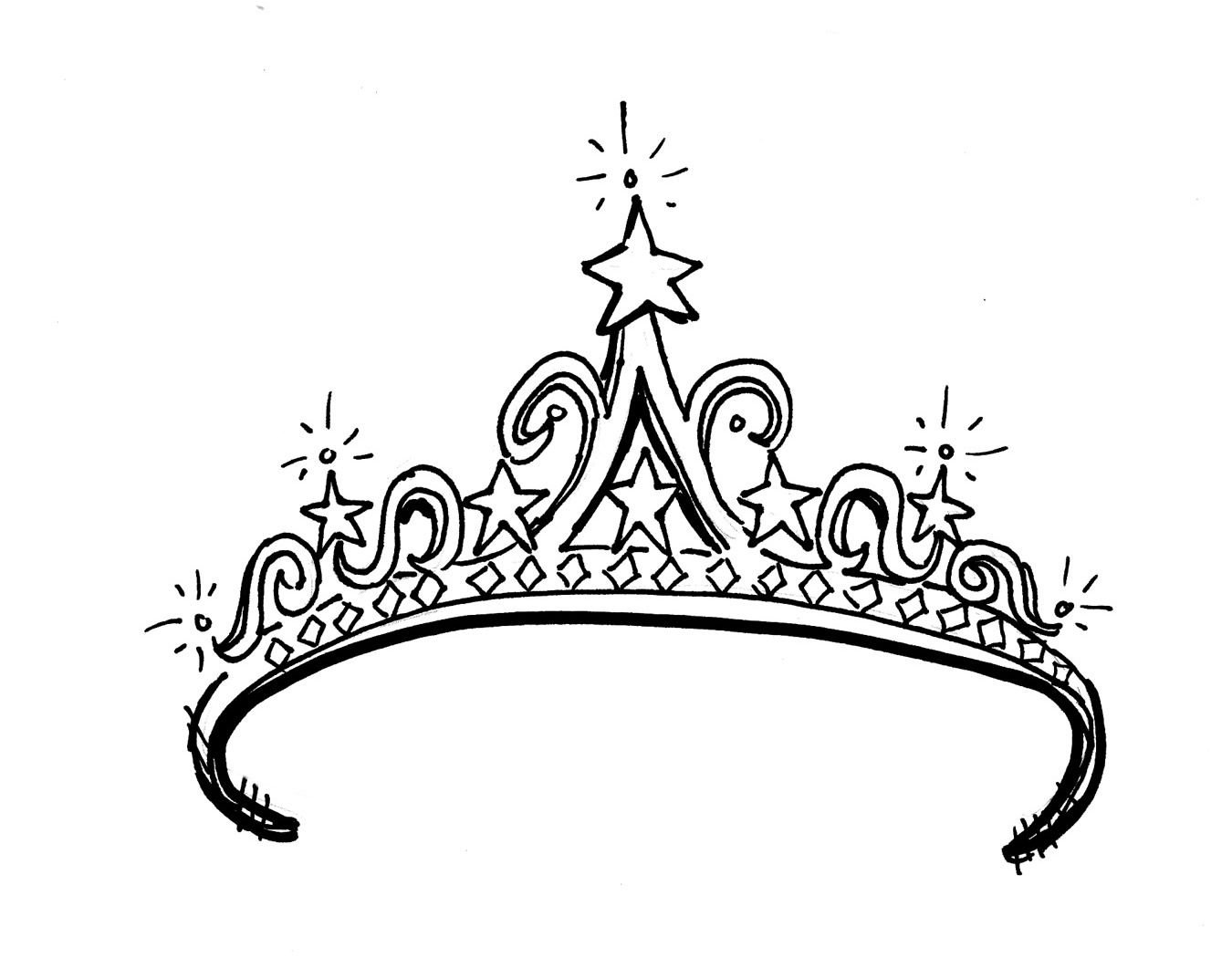 Draw Princess Tiara - ClipArt Best