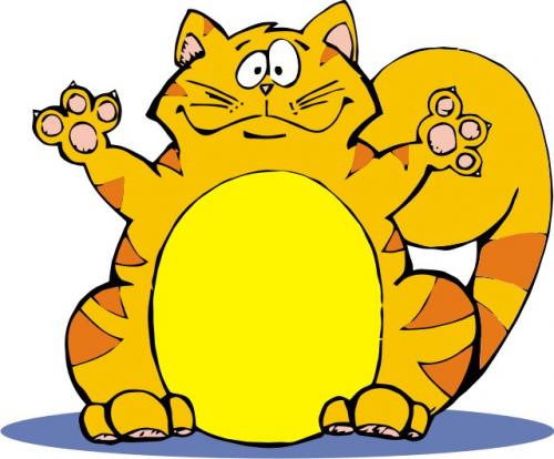 Orange Cartoon Cats - Cliparts.co