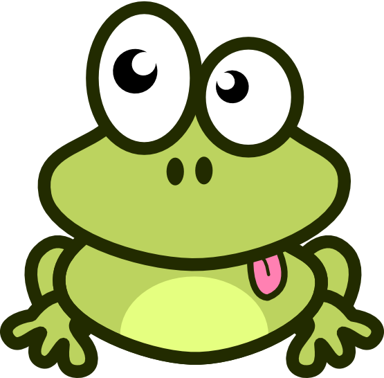 Frog On A Log Clip Art Black And White | Clipart Panda - Free ...