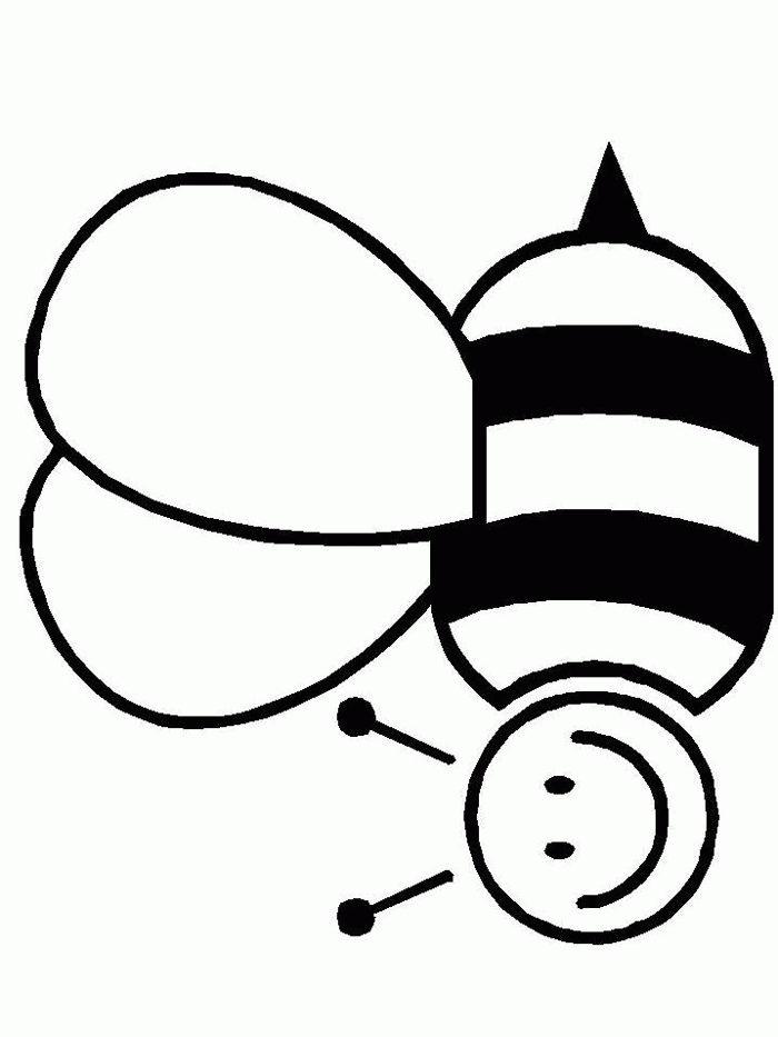 Bees Coloring Pages 644 | Free Printable Coloring Pages