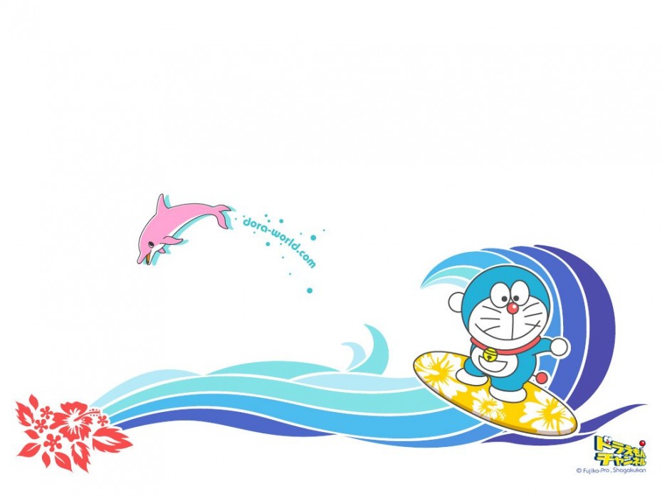 Funny Quotes: Doraemon Surfing With The Fish And This Is Picture ...