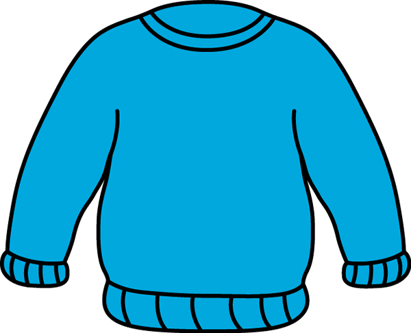 Blue Sweater Clip Art - Blue Sweater Image