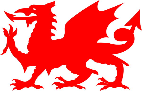 Welsh Red Dragon clip art - vector clip art online, royalty free ...