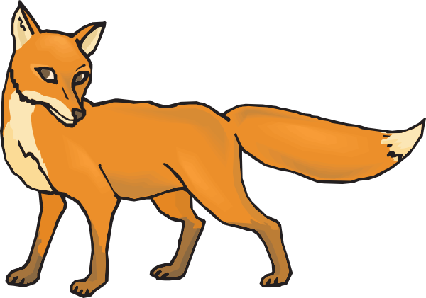 Fox Clip Art Black And White | Clipart Panda - Free Clipart Images