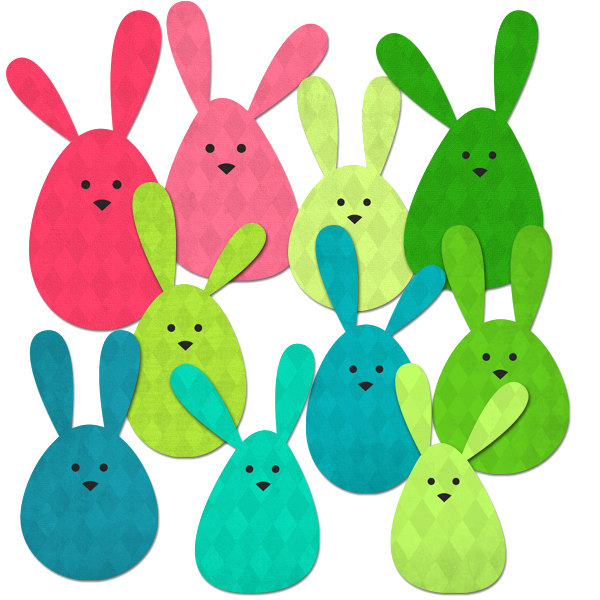 Popular items for rabbit clipart on Etsy