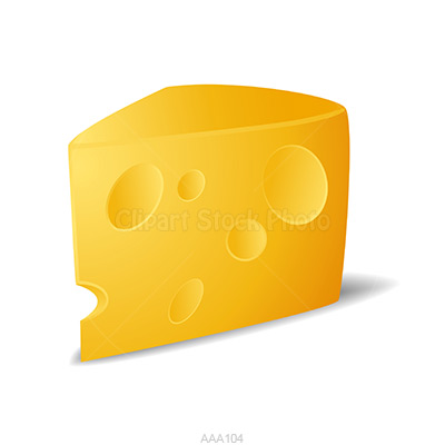 Swiss Cheese Clipart Graphic, Royalty Free Smoked Cheese Cut Image