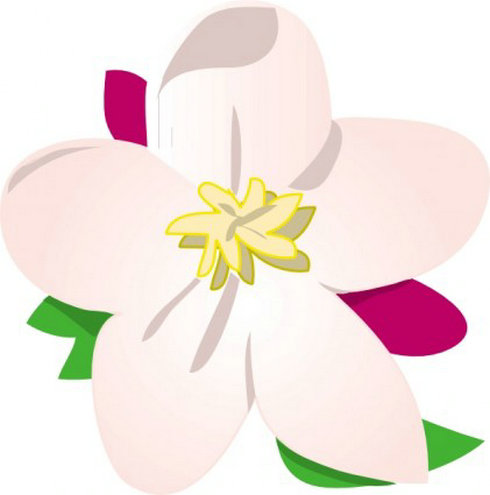 Apple Blossom Clip Art | Free Vector Download - Graphics,Material ...