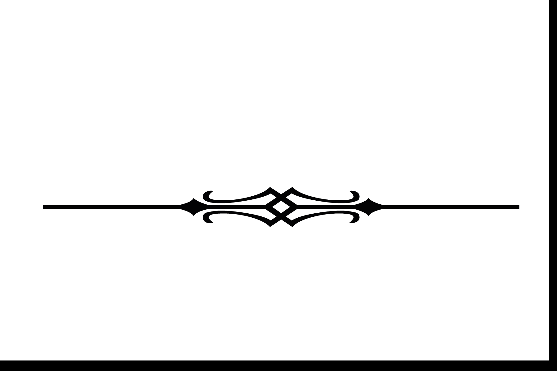 simple divider scroll lines