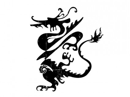 Chinese Dragon Art Vector misc - Free vector for free download