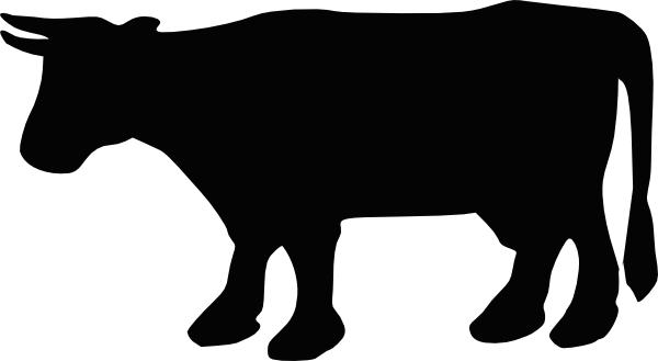 Black And White Animated Cows - ClipArt Best