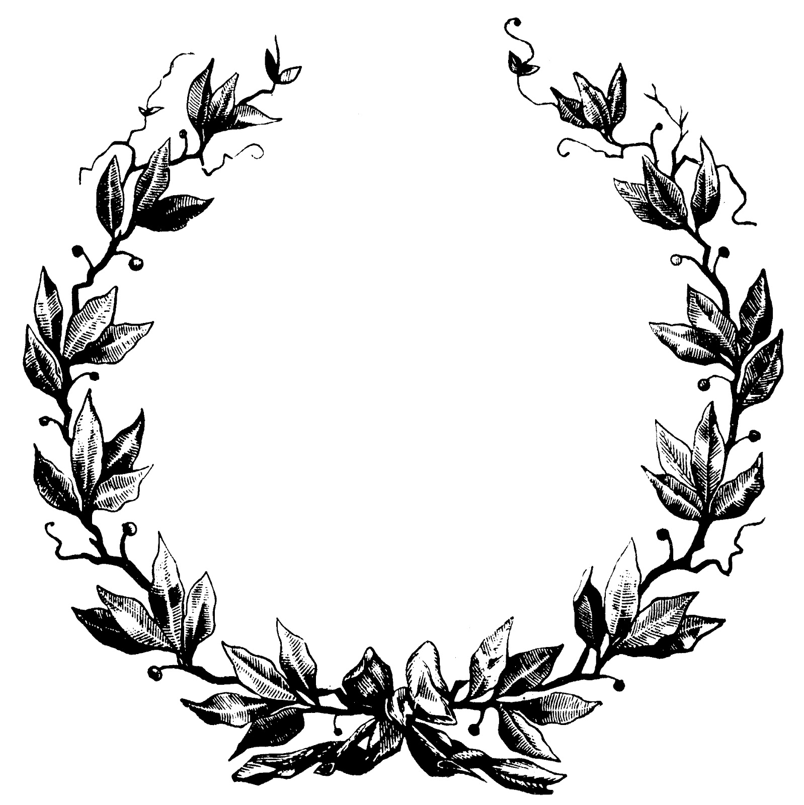 Laurel Wreath Clipart - ClipArt Best