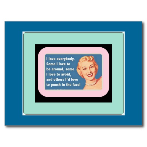 Retro Housewife Humor Cards, Retro Housewife Humor Card Templates ...