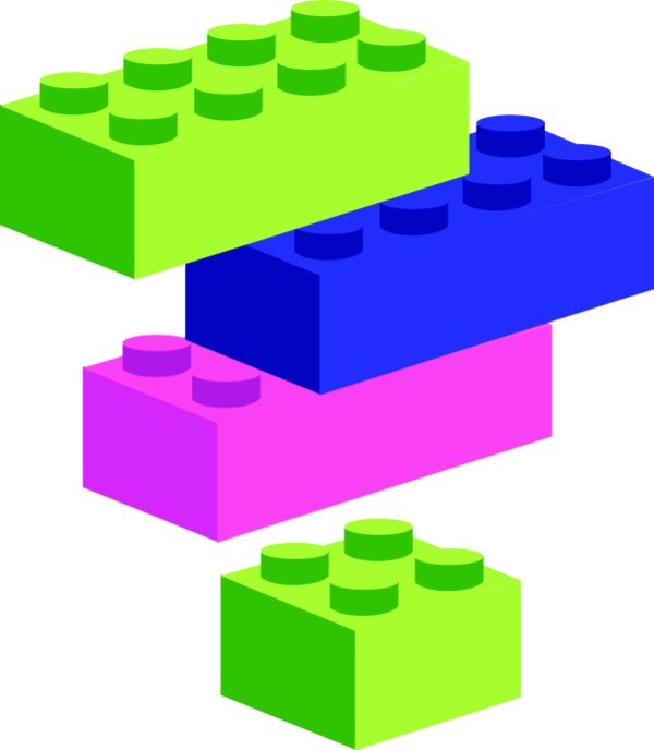 Lego Blocks - vector Clip Art
