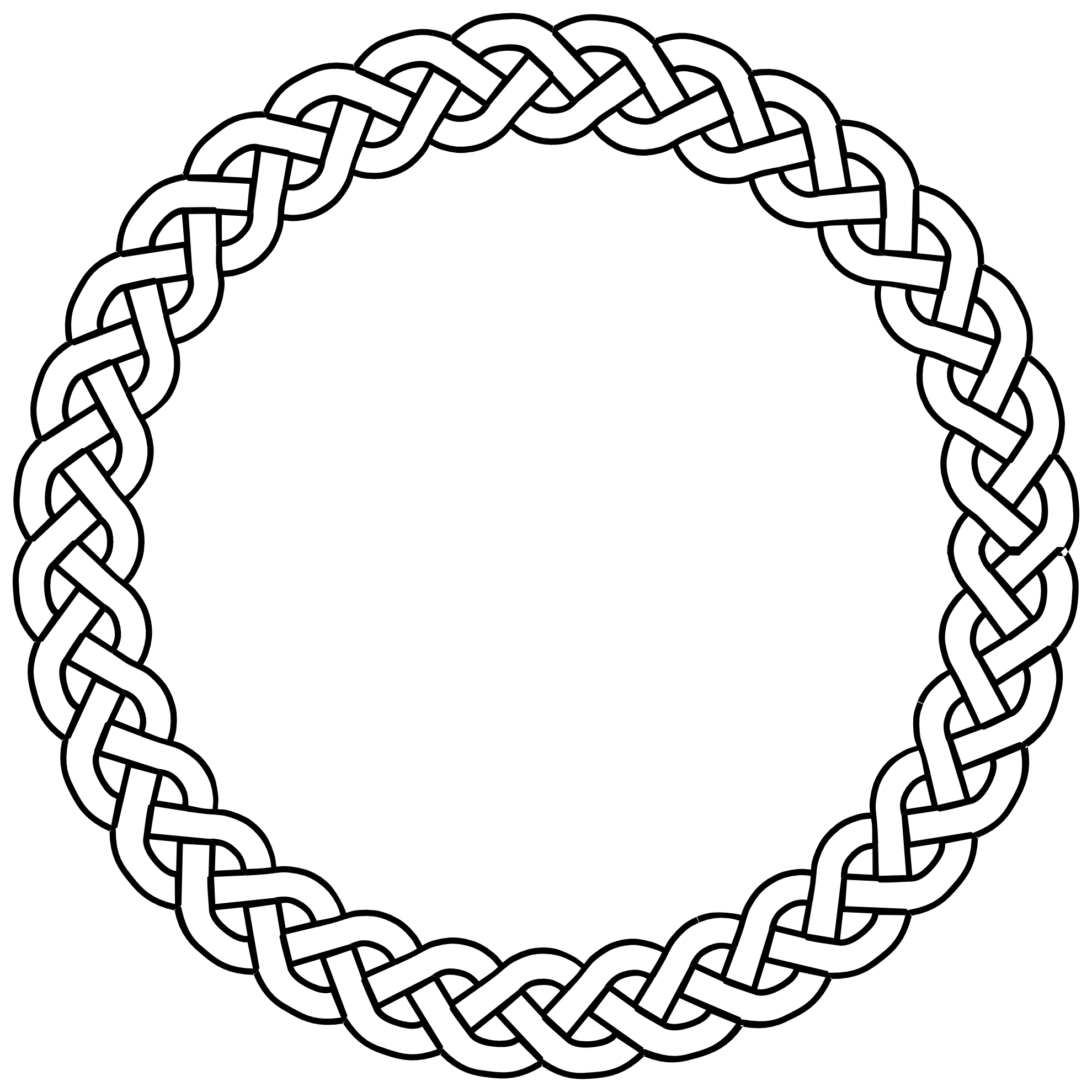 plait border circle SVG - ClipArt Best - ClipArt Best