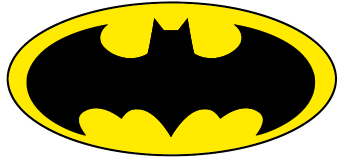 Batman Logo Stencil - Cliparts.co