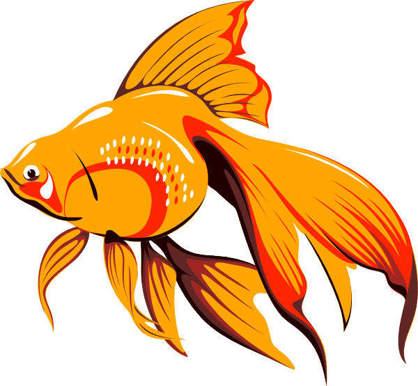 Yellow Fish Clip art - Animal - Download vector clip art online