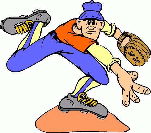 Pix For > Clip Art Baseball Pitcher