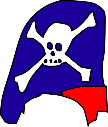 Pirate Skull And Bones clip art Vector clip art - Free vector for ...