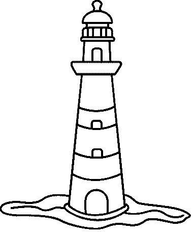 LIGHTHOUSE COLORING DRAWINGS LIGHTHOUSE