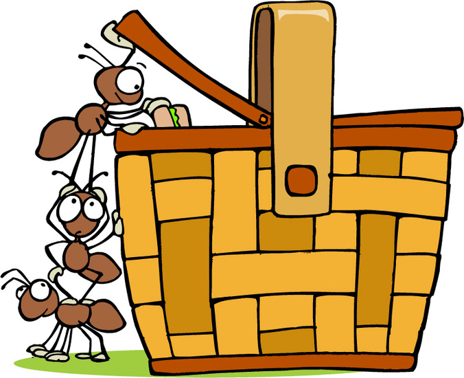 Picnic Basket With Ants Clip Art | Clipart Panda - Free Clipart Images