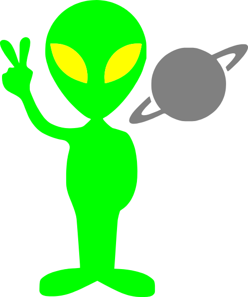 Alien clip art - vector clip art online, royalty free & public domain