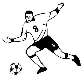 Soccer Player 09 Clip Art Download