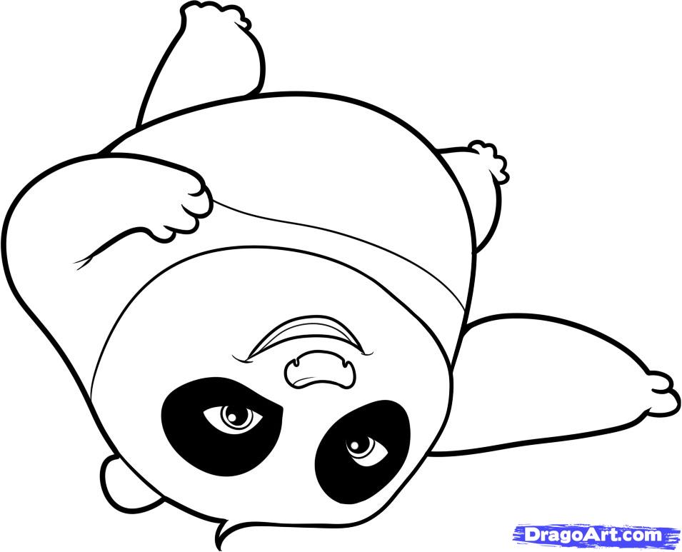 How to Draw Baby Po, Kung Fu Panda, Step by Step, Characters, Pop ...