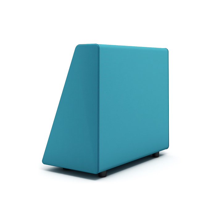 Pool Blue Campfire Wedge | Modern Office Furniture | Poppin