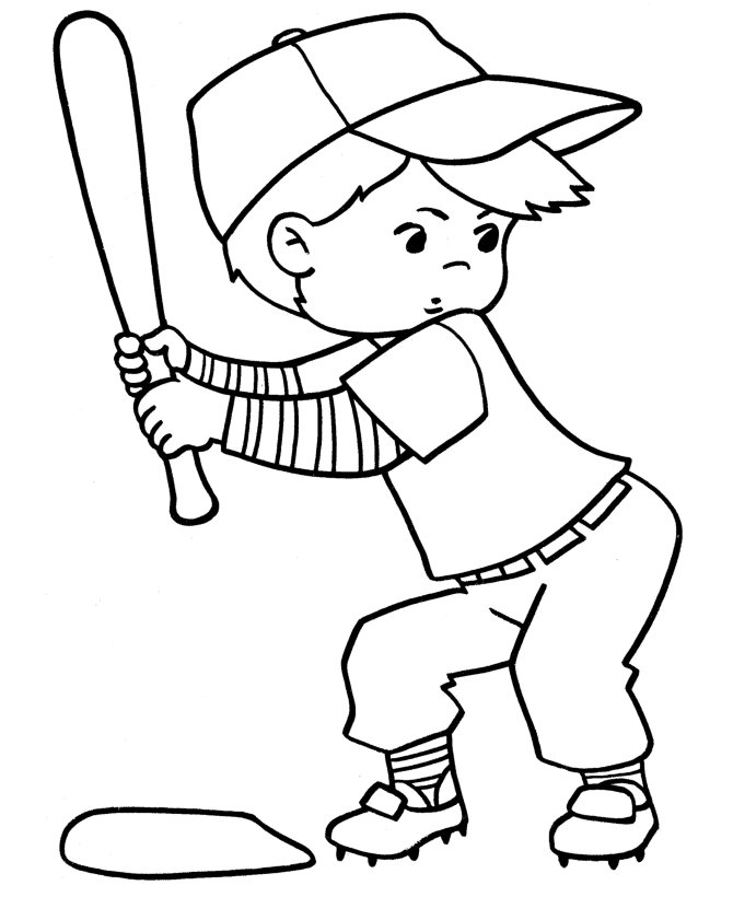 Sports coloring pages for children
