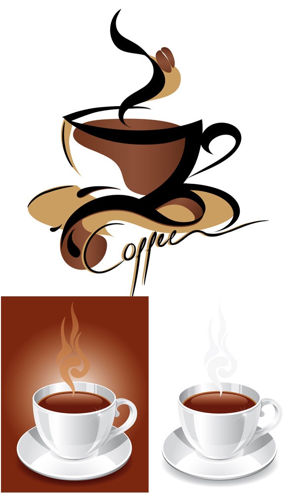 Coffee – vector material | My Free Photoshop World