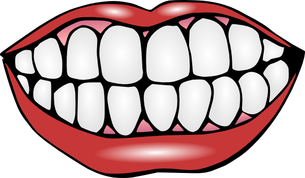 Mouth And Teeth clip art - vector clip art online, royalty free ...