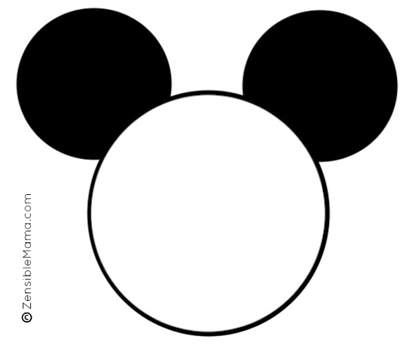 Mickey Mouse Ear Template Printable Cliparts.co