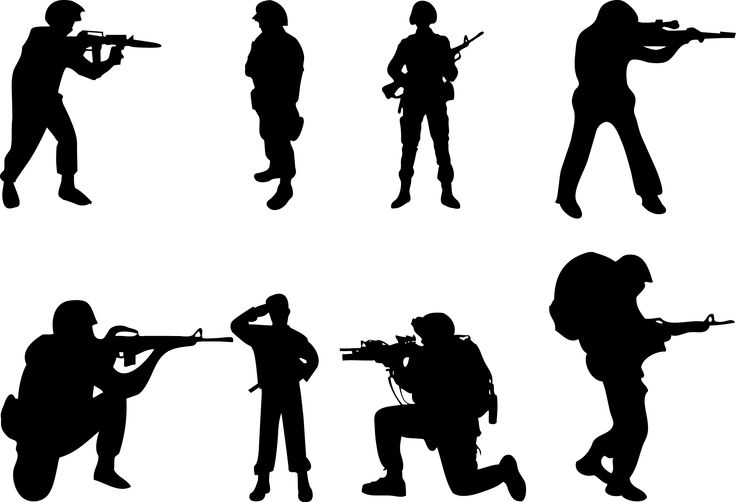 army men silhouette clip art, | Tattoos | Pinterest